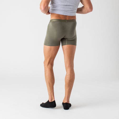 True Classic - Wholesale Underwear - Men's - Boxer Briefs | Military Green | 3-Pack