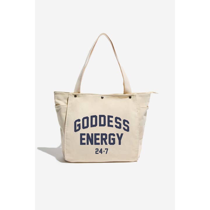 Goddess Energy Yoga Tote Bag for wholesale by Spiritual Gangster