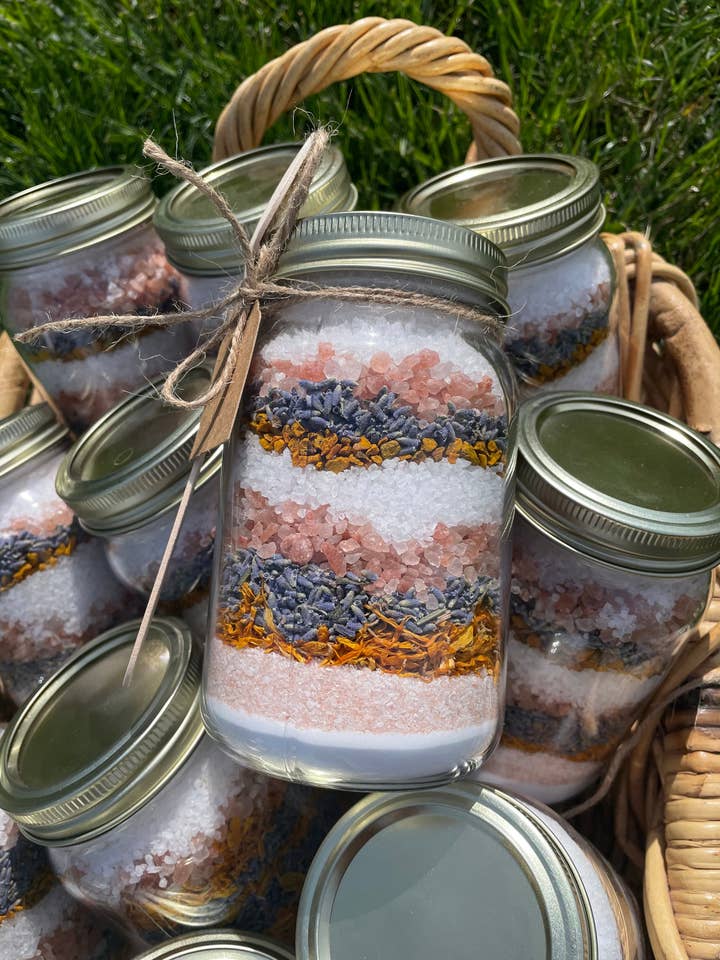 Terra Caseira Bênção Banho 20 Oz Sal Marinho por atacado de Bordian Bath salts