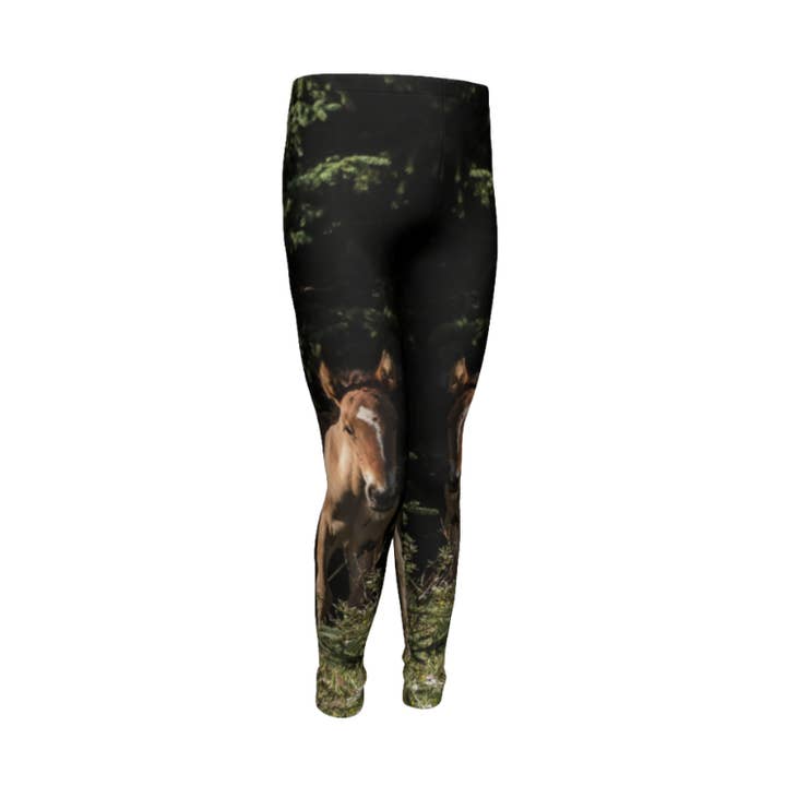 "Born Free" Vildhästföl Leggings för Barn för wholesale av Back to Nature Apparel