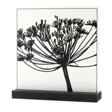 Deco Plate - Botanical Branch - With Holder for wholesale by Mini Art Products