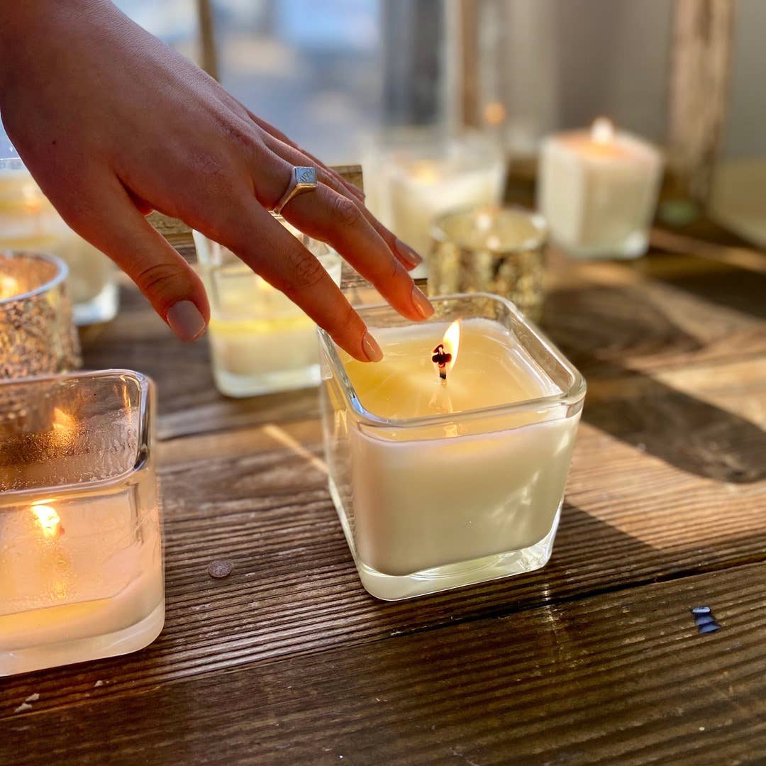 Creative Energy Candles - Wholesale Jar/Filled Candle - Mountain Grove: 2-in-1 Soy Lotion Candle13