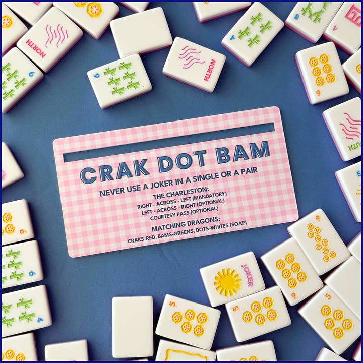 Morningside Mahjong - Wholesale Board Game - Acrylic Mahjong Line Finder6