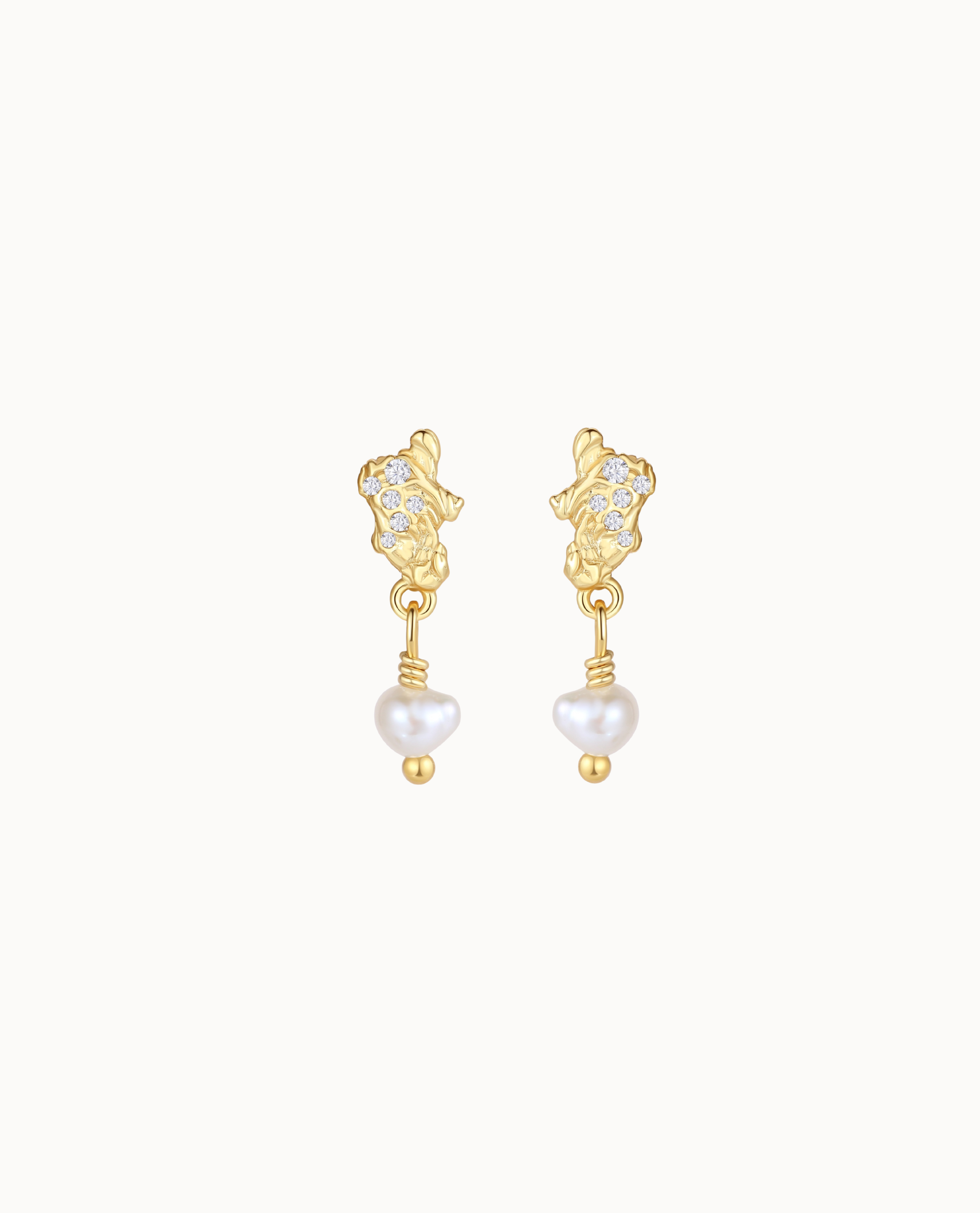 Nava Copenhagen – wholesale Dangle earrings – Ainoa Earrings - Gold Plated0