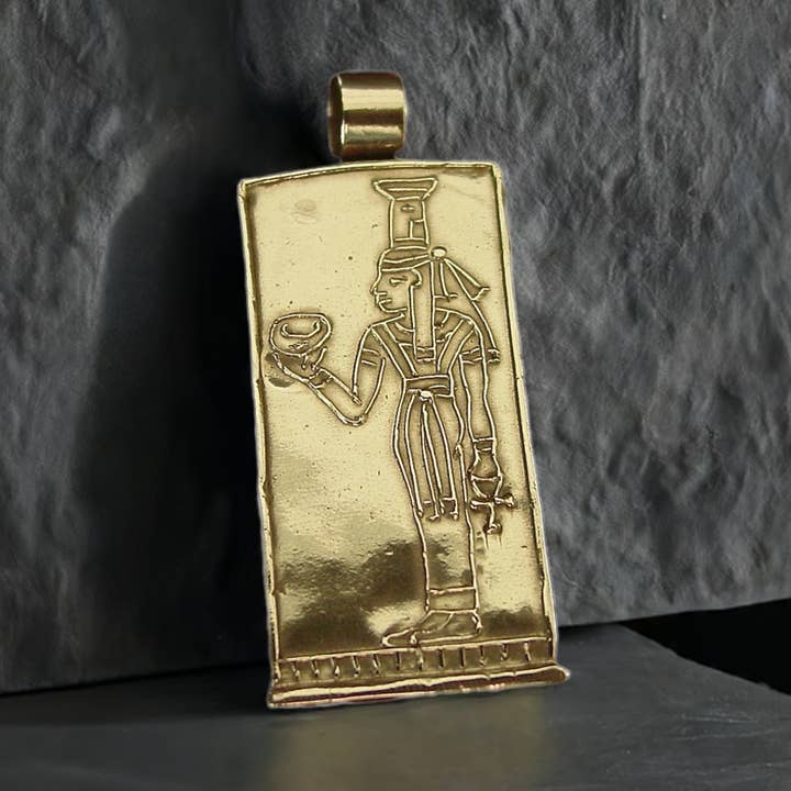 Nephthys Pendant Necklace - Egyptian Goddess for wholesale by Vis a Vis Jewelry