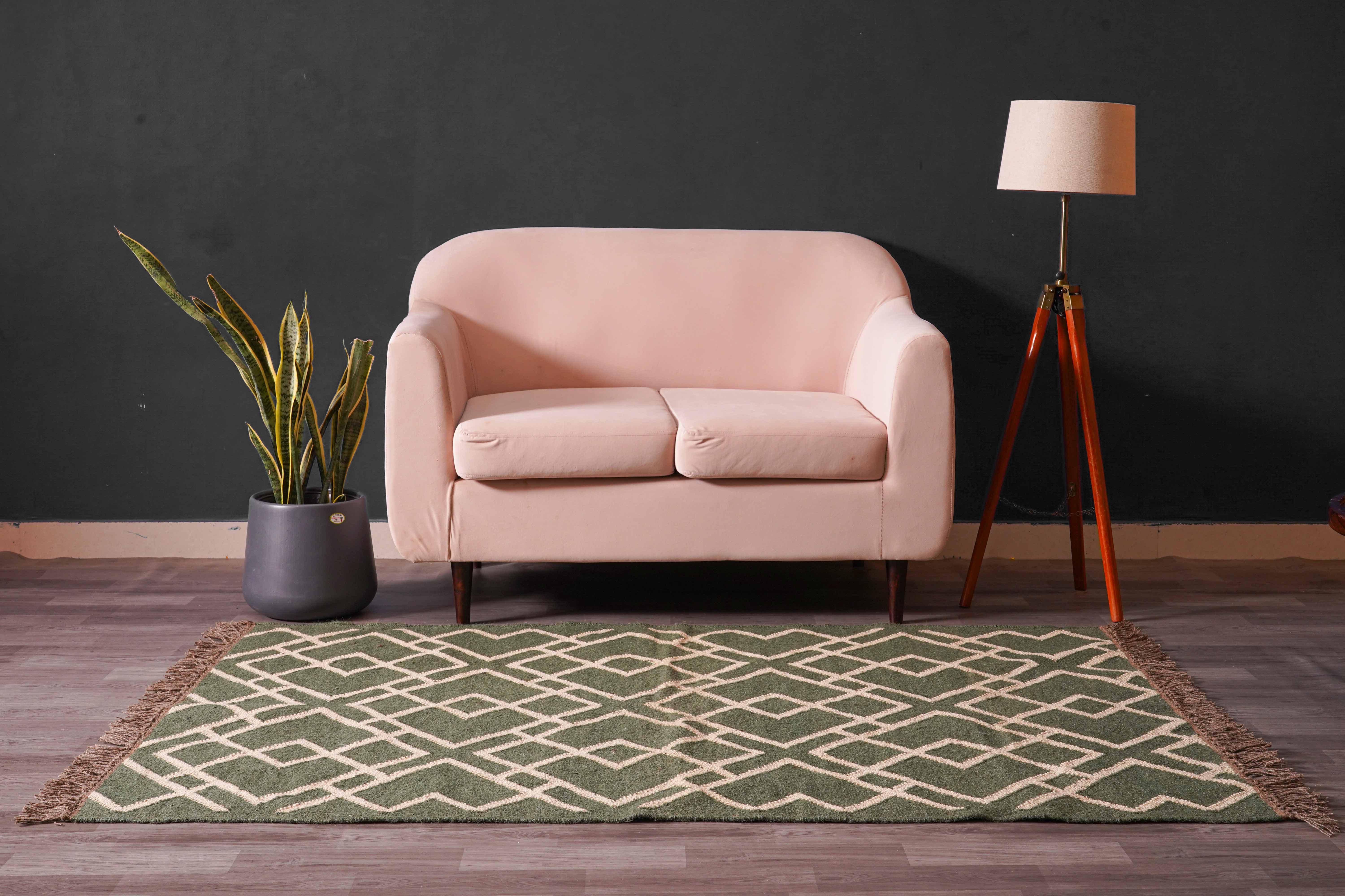 Chouhan Rugs - Wholesale Area Rug - Vinatge Jute Kilim Rug, Traditional Large Rug, Living Room2