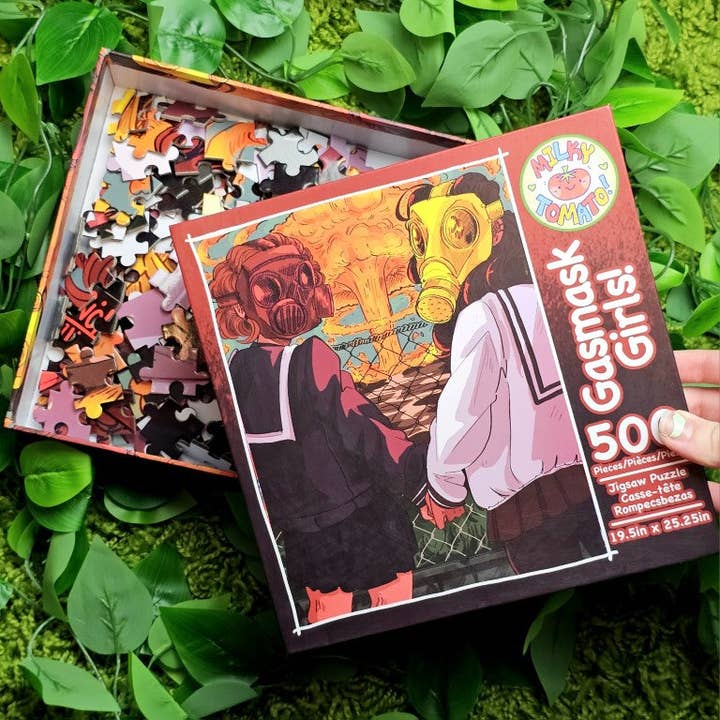 Gas Mask Girls 500-Piece Puzzle for wholesale by Milky Tomato