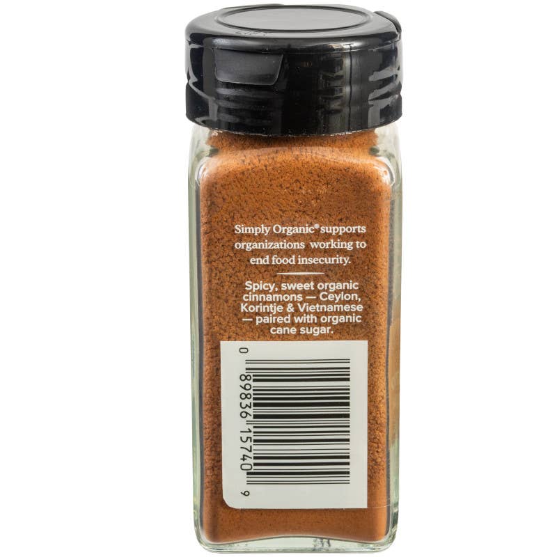 Simply Organic - Wholesale Dried Spice Mix - Simply Organic Cinnamon Sugar Trio, Certified Organic3