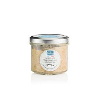 Mackerel Rillettes with Organic Mustard 90g for wholesale by Superproducteur