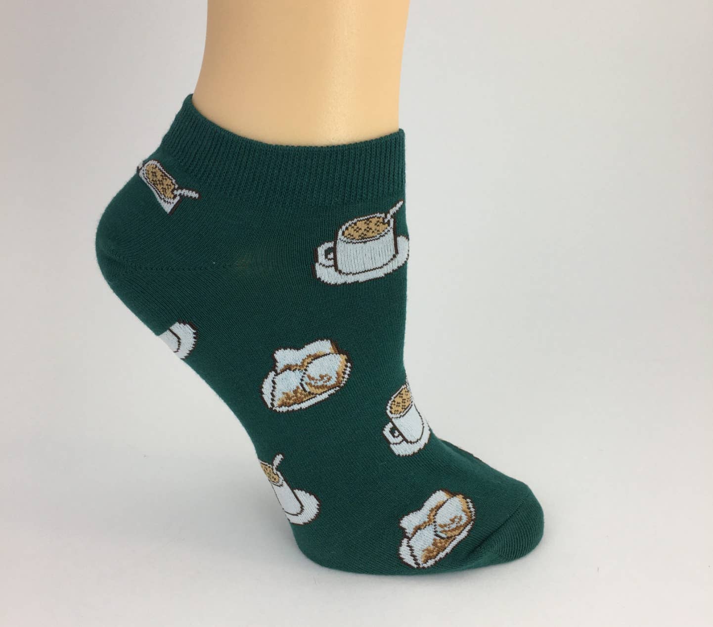 SongLily - Wholesale Socks - Women's - Coffee and Beignet Ankle Socks0