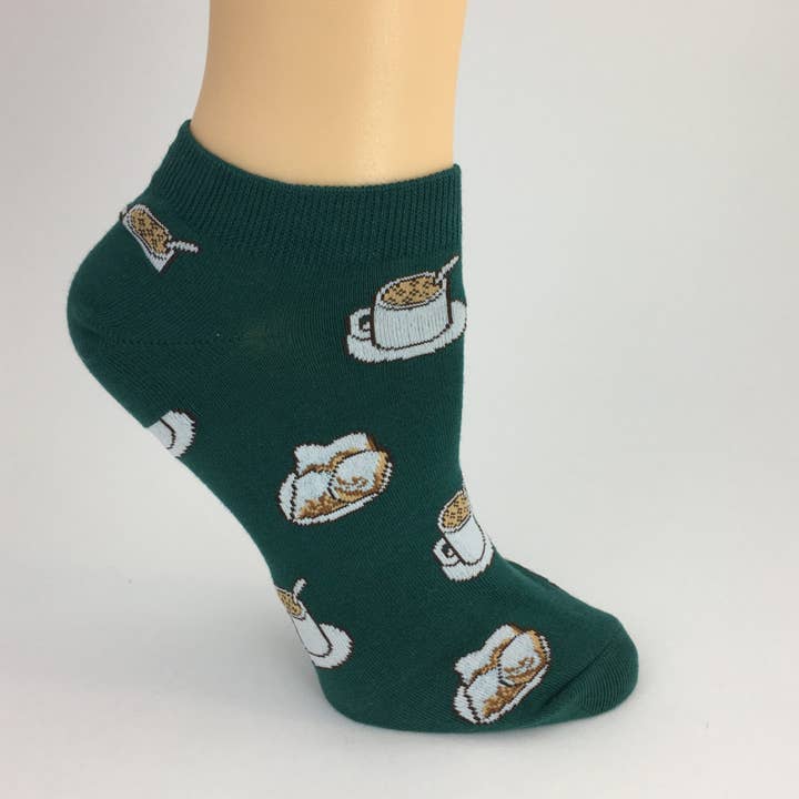 SongLily - Wholesale Socks - Women's - Coffee and Beignet Ankle Socks