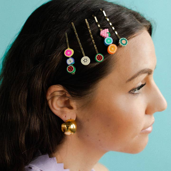 Park and Buzz - Venta al por mayor Horquillas para el pelo - Horquillas de pelo Cha-Cha ensalada de frutas