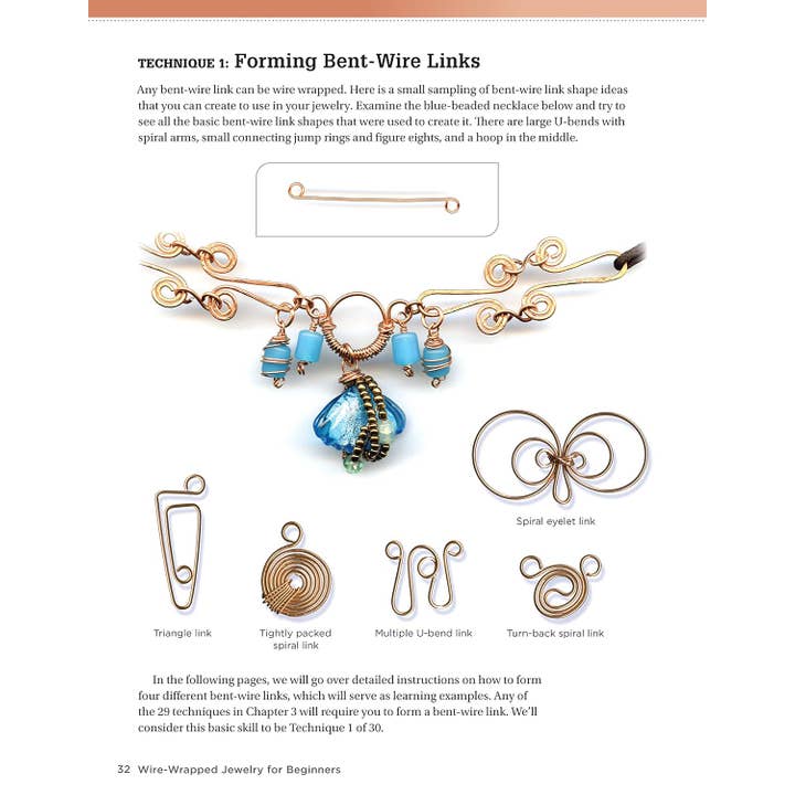 Fox Chapel Publishing - Wholesale Crafts, Hobbies & DIY Book - Wire-Wrapped Jewelry for Beginner's-Step-by-Step Techniques2