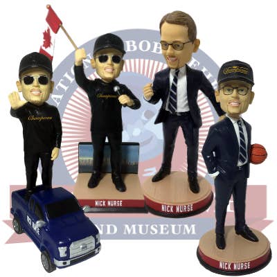 Ediciones Especiales de Figuras Bobblehead de Nick Nurse para venta al por mayor de National Bobblehead Hall of Fame and Museum