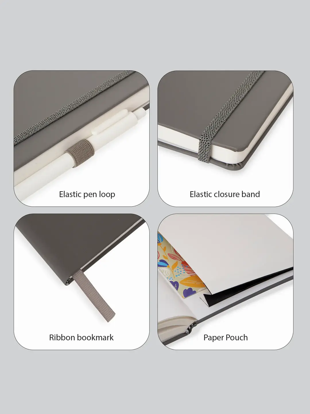 Doodle - Wholesale Notebook - 8.50 x 5.50in - A5 Notebooks - Vegan Leather - LINED9