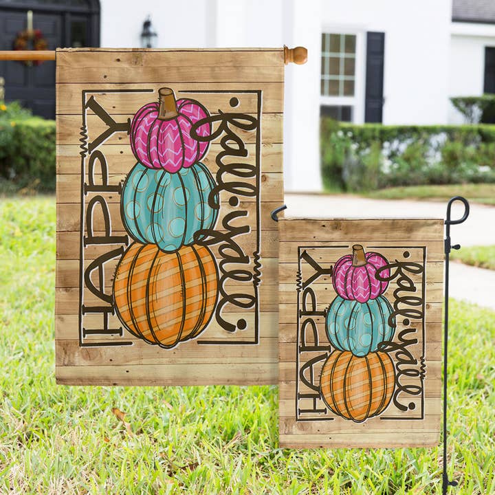 Flags - Fall Wood Fall Y'All for wholesale by Boutique Monogram