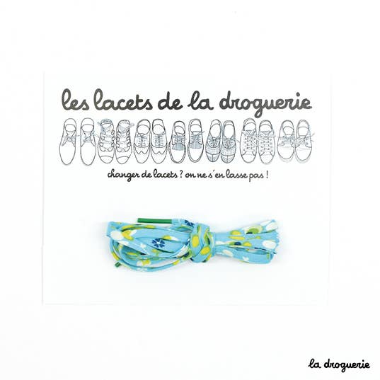 LA DROGUERIE - Wholesale Shoelaces - Women's - Round laces 65 cm "Small lagoon berries"0