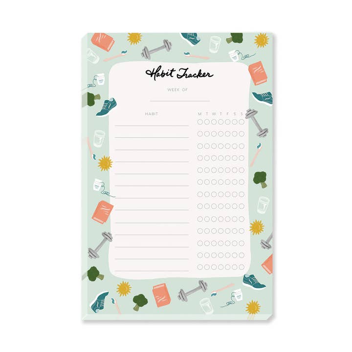 Blocco note per Habit per la vendita all'ingrosso da parte di Slightly Stationery