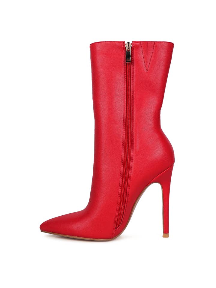 Rag Company - Wholesale Boots – Women’s - MICAH POINTED STILETTO HIGH ANKLE BOOTS24