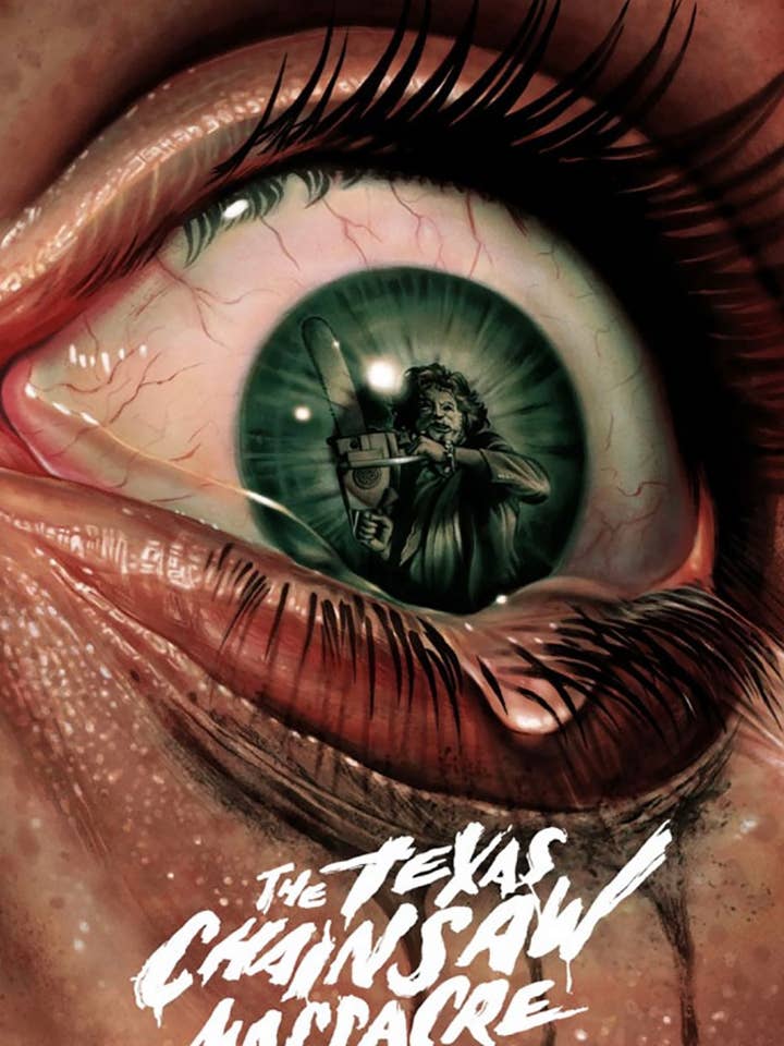 Texas Chainsaw Metallskyltöga A5 för wholesale av Crow Butterfly Horror