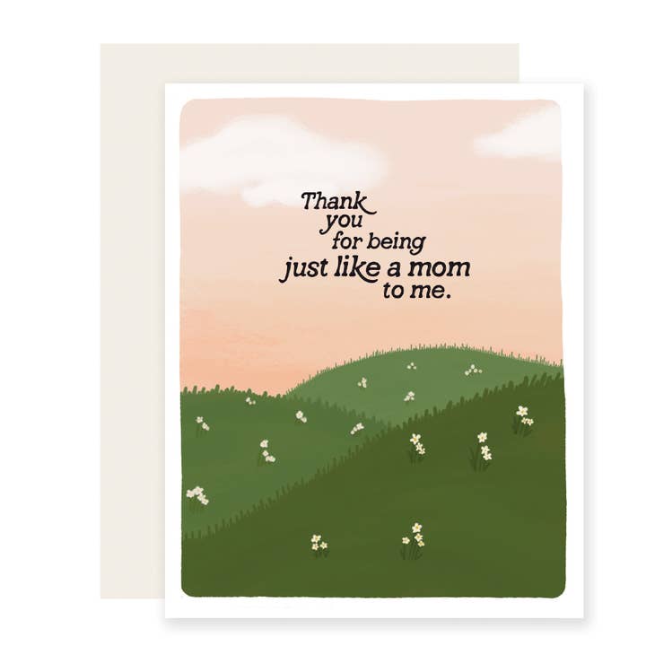 Slightly Stationery - Wholesale Mother's Day Card - Just Like A Mom Card | Mother's Day Card | Thank You Card