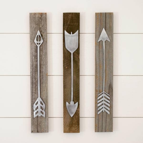 15" Metal Arrows - 7 Styles - Wall Art Decor Arrow for Home for wholesale by Rusted Orange Craftworks Co.