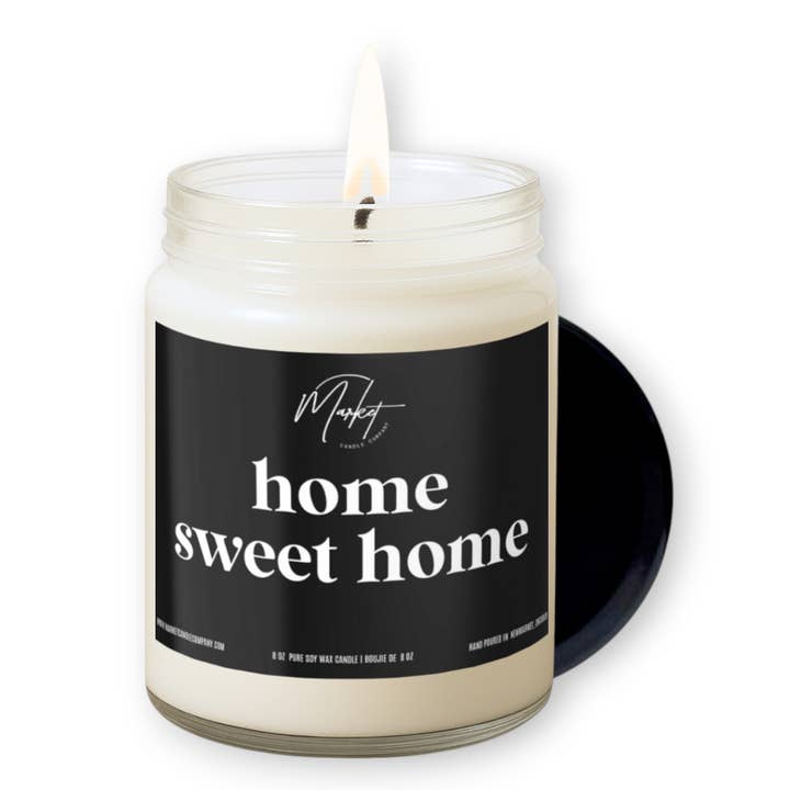 HOME SWEET HOME - CANDELA DI SOIA per la vendita all'ingrosso da parte di Market Candle Company