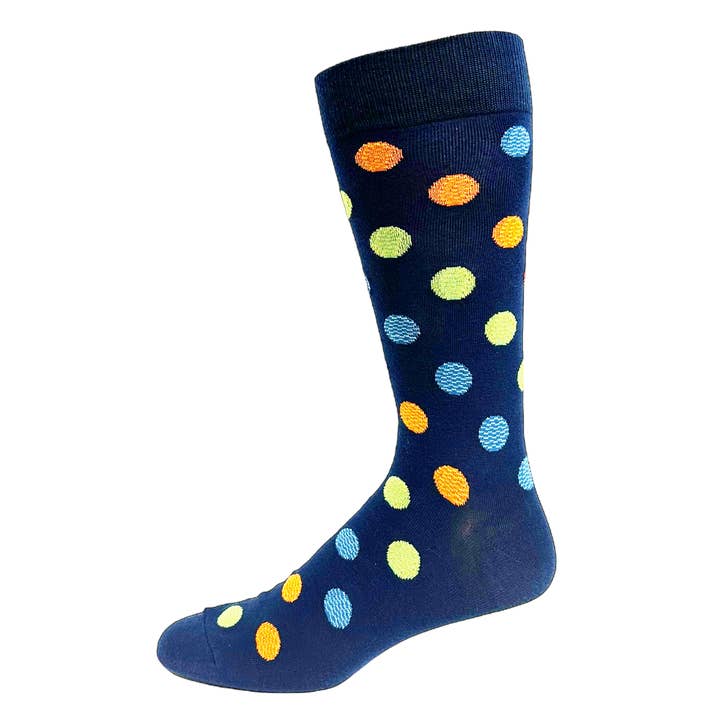 Men's Wave In Dot Navy for wholesale by Dot-Line Design