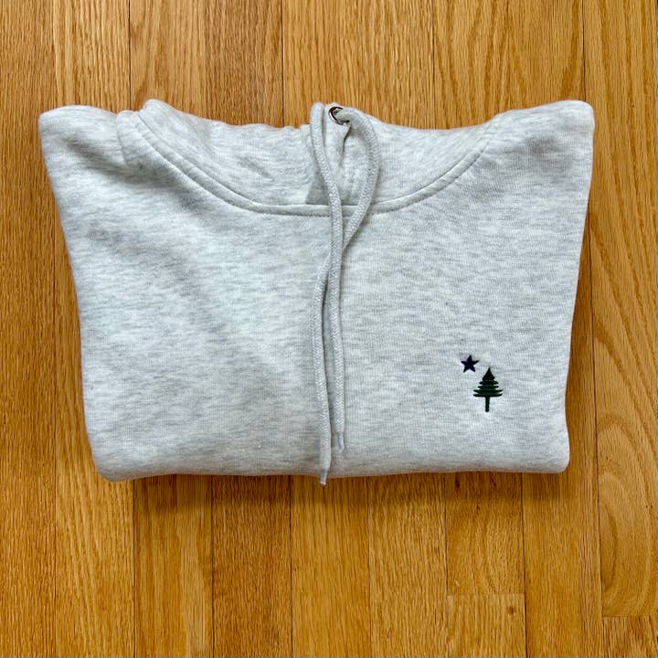 ERJ Studio - Wholesale Hoodie - Unisex - Maine Flag Embroidered Hoodie Sweatshirt (Copy)