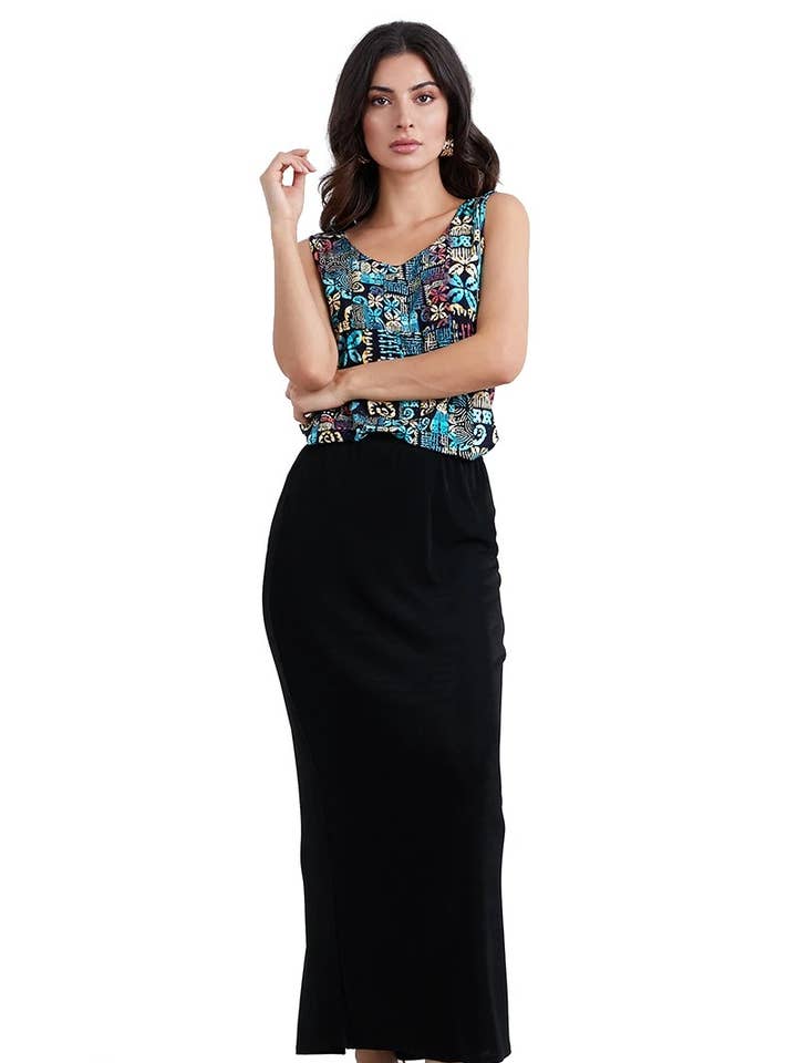 AY Straight Skirt with Slit for wholesale by Jostar