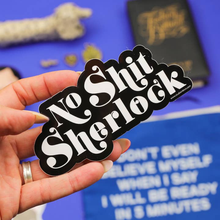Studio Inktvis - Wholesale Sticker - No Shit Sherlock sticker5