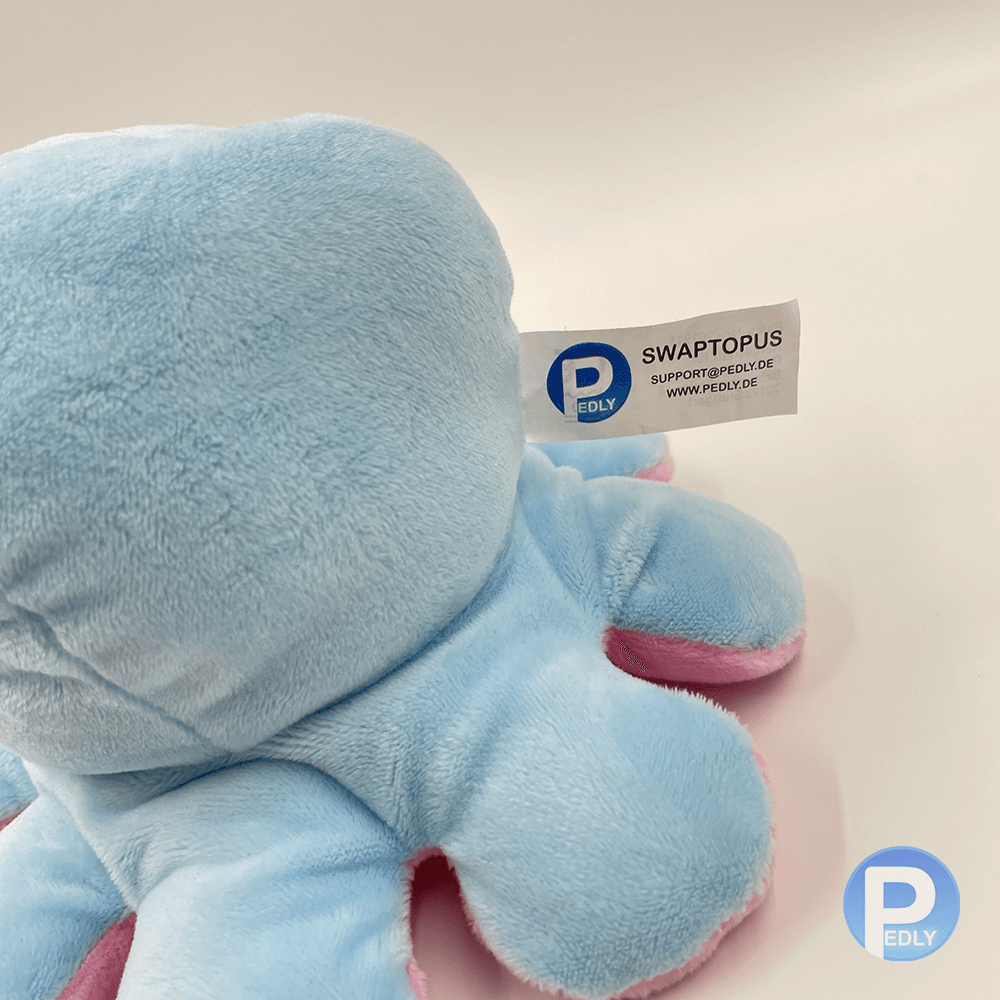 Swaptopus - Wholesale Knuffels - Kinderen en baby - Omkeerbare Swaptopus 2.0 (Roze | Turquoise)3
