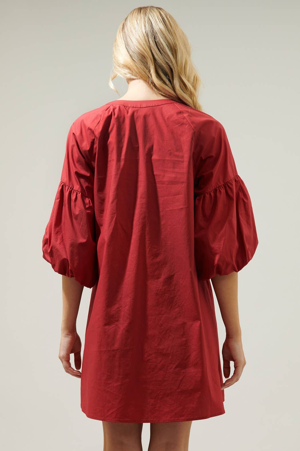 Sugarlips - Vente Robe – femme - Robe droite à manches bouffantes Check Mate10