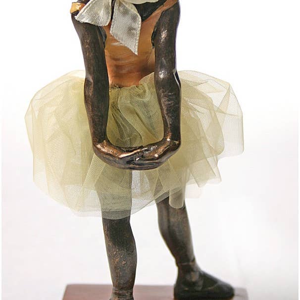 Museum Wholesale Inc - Wholesale Sculpture - Degas Little Dance of Fourteen Years Ballerina Ballet Fabric Tutu Statue1