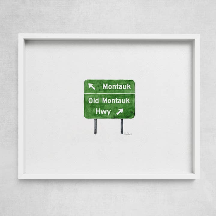 Montauk Highway Sign - Print for wholesale by Hello Cando