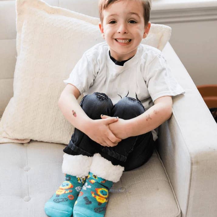 RECYCLED CLASSICS SLIPPER SOCKS - TODDLER for wholesale by Pudus