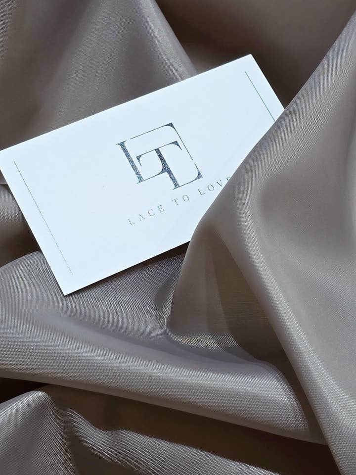 Gråbrun foderduk per meter för wholesale av Lace To Love