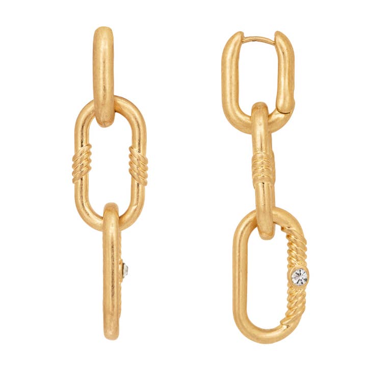 Klobige Kettenohrringe „Courage“ für den Großhandel von Bibi Bijoux