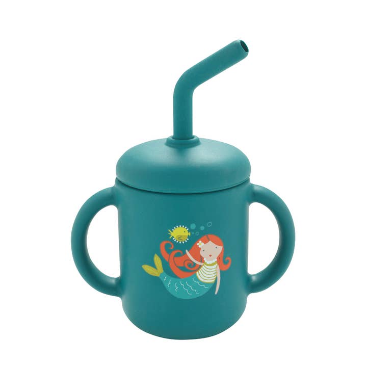 Sugarbooger by Ore’ Originals - Wholesale Drinking Glass/Cup - Kids & Baby - Fresh & Messy Sippy Cup | Isla the Mermaid
