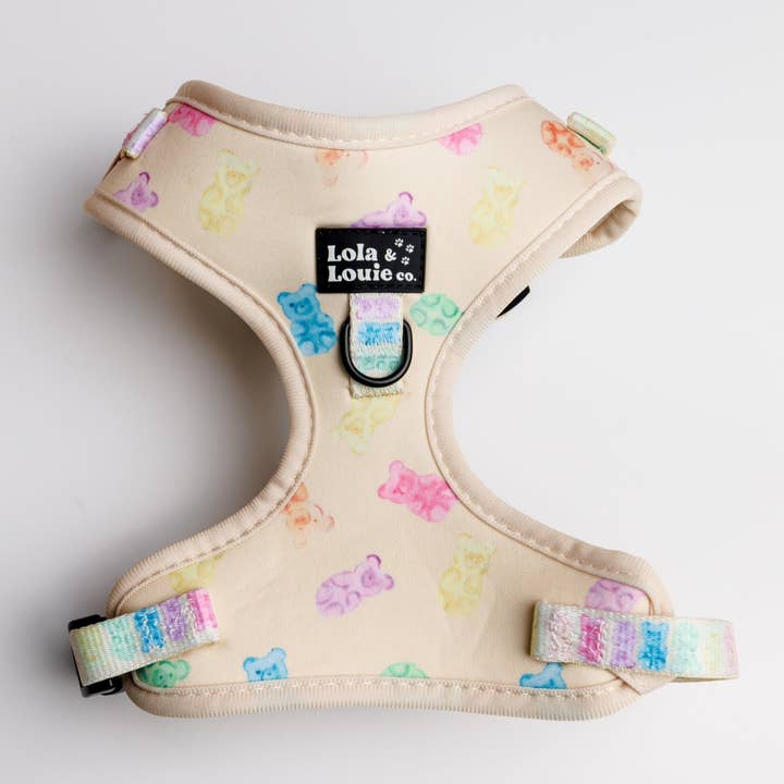 Adjustable Harness- Gummy Bears for wholesale by Lola & Louie co.