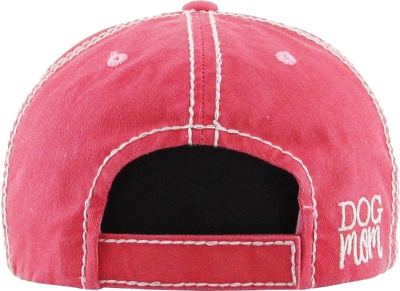 MiMi Wholesale - Wholesale Baseball Cap - Women's - KBV1140 "DOG MOM" Washed Vintage Premium Cotton Cap10