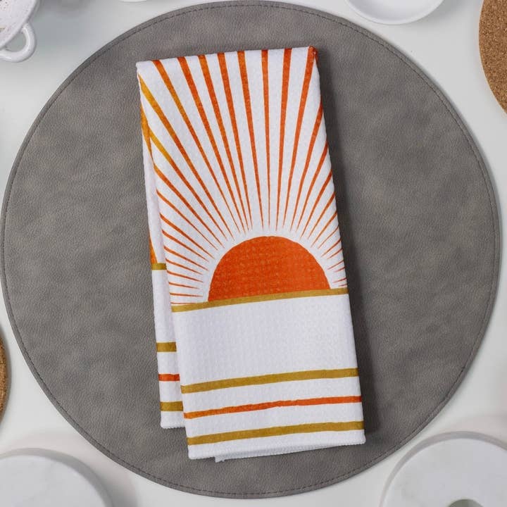 Toalha de prato Sunrise - 40,6 x 61 cm por atacado de Render Goods