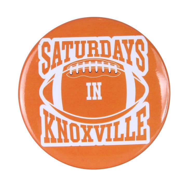 Saturdays in Knoxville Button Pin for wholesale by Barrel Down South