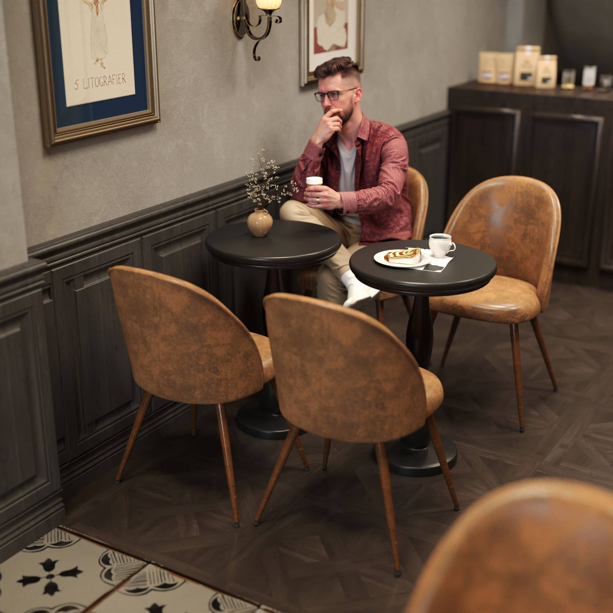 39F Inc. - Wholesale Chair - Dining Chairs Perfect for Café or Restaurant Dining Area1