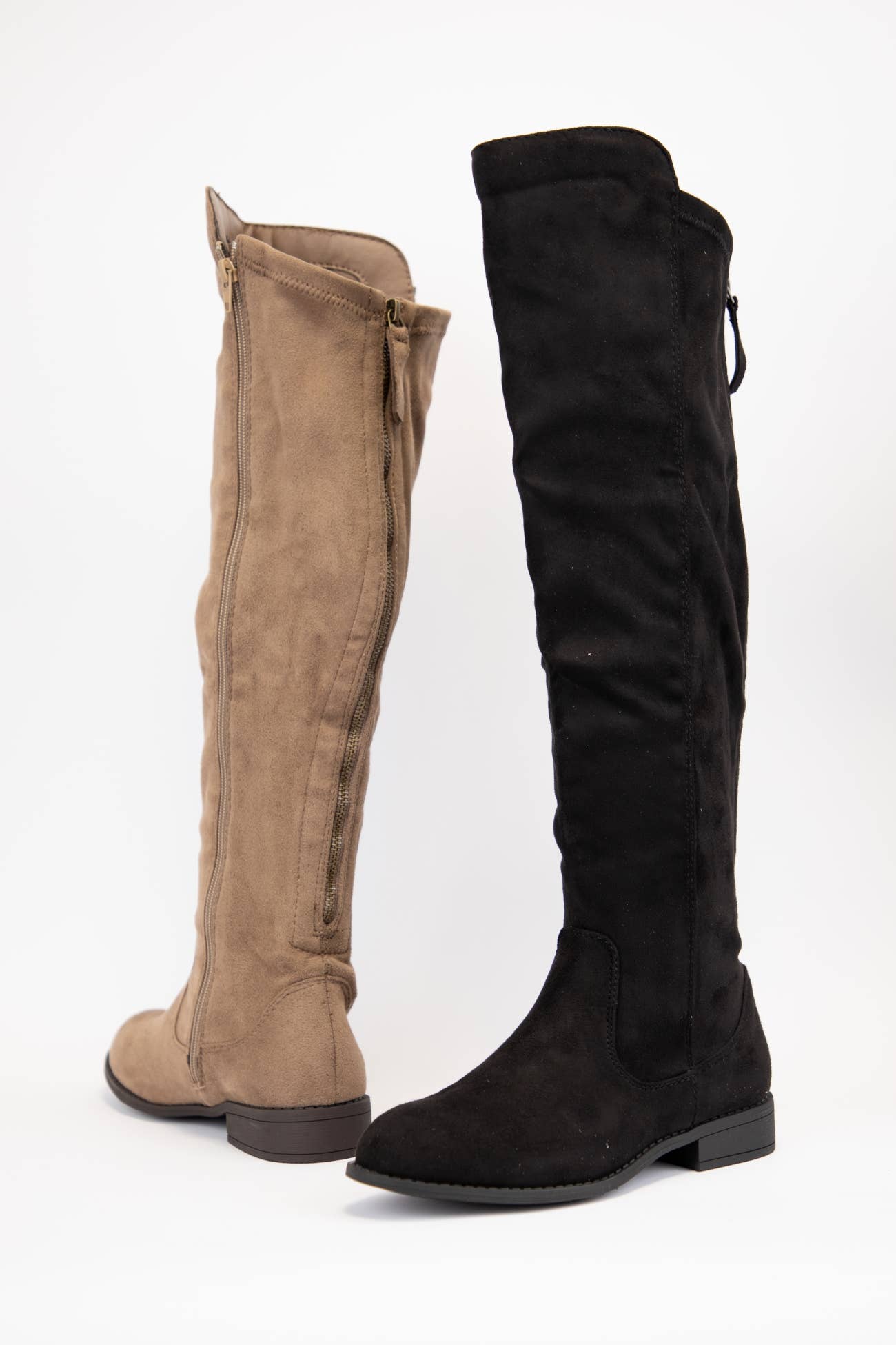 Oliccui - Wholesale Boots - Women's - FAUX SUEDE OVER THE KNEE BOOTS3