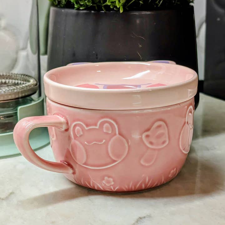 Kittygorian - Wholesale Coffee Mug - *Derpy!* Rani Mug and Lid Sets || Rani the Froggie1