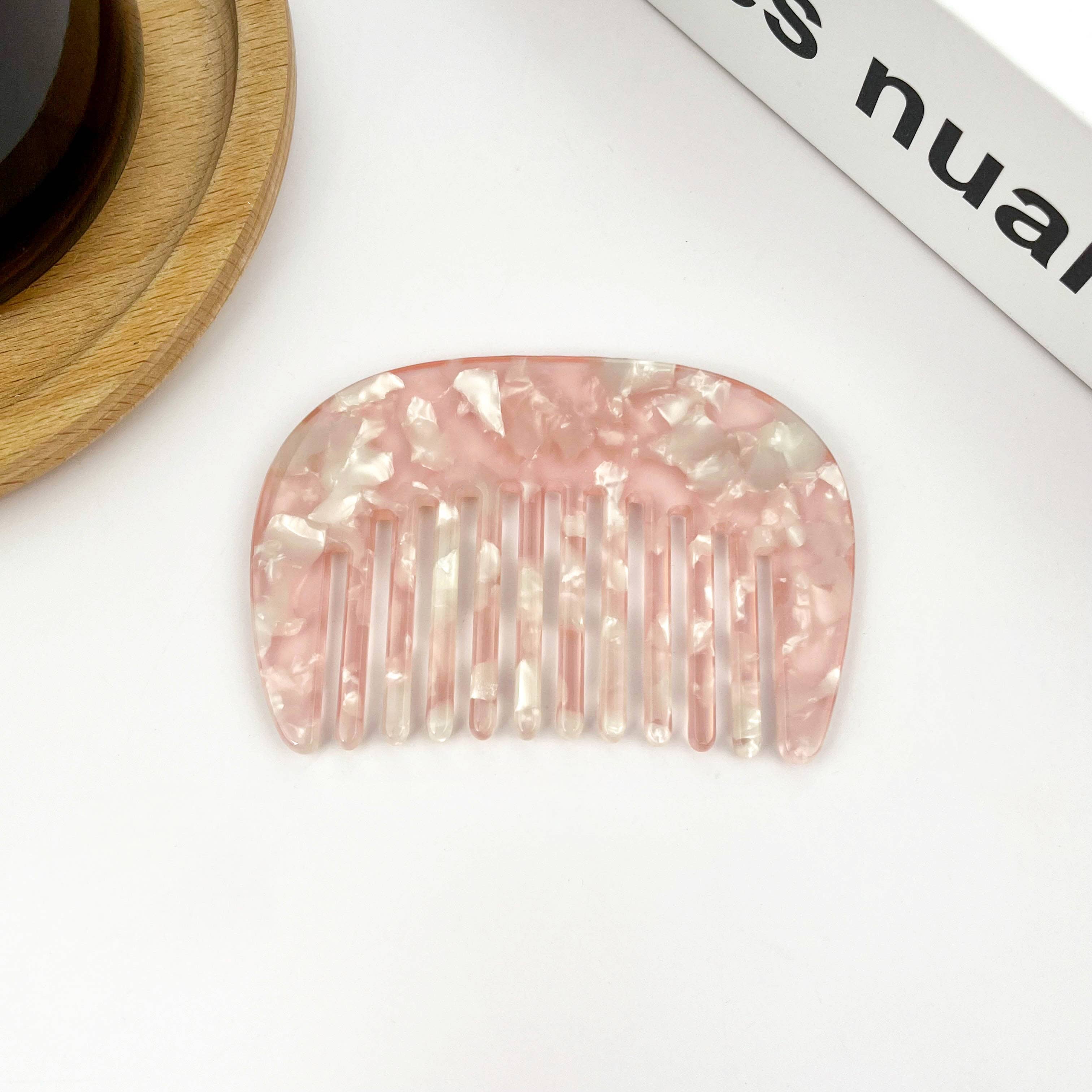 TheDivaSoap – wholesale Hair brush/comb – Acetate Color Comb, Portable Comb2