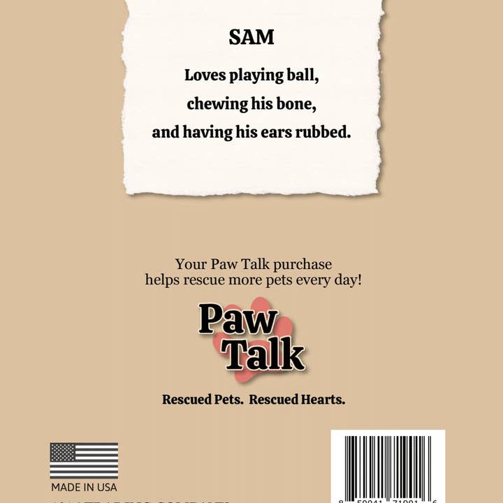 1216 Trading Company - Wholesale Everyday Greeting Card - Paw Talk Greeting Card - Just For Fun - 040013