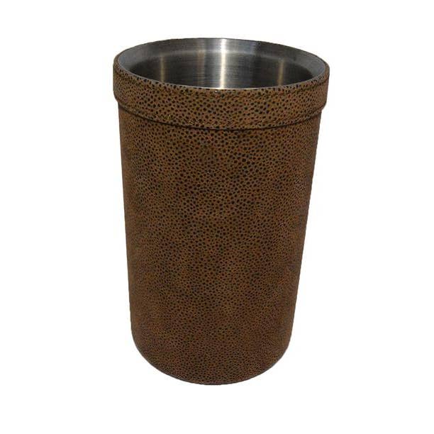 Refroidisseur à vin - Faux Suede Marron pour la vente par Bellemonde