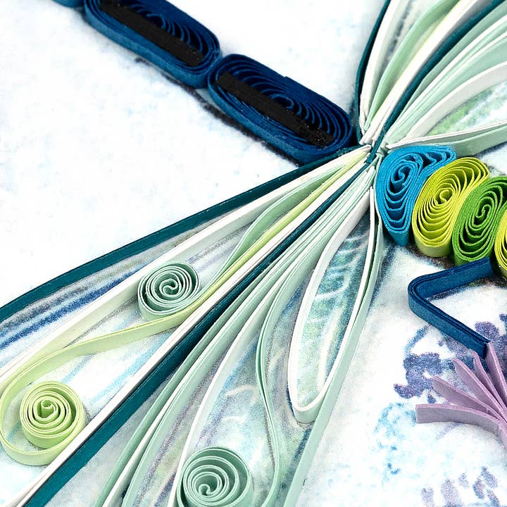 Quilling Card - Wholesale Everyday Greeting Card - Emperor Dragonfly2